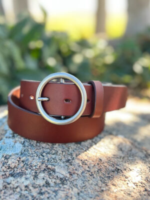 Custom Circle Buckle Belt