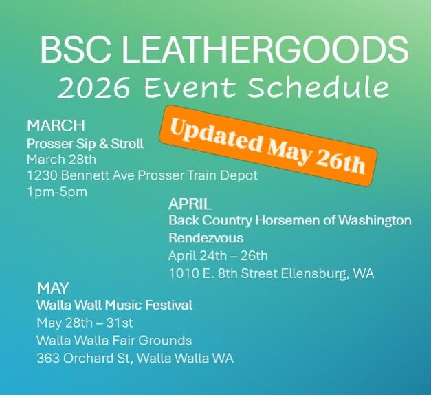 🆕🗓️We have made some updates to our event calendar and added a NEW event! Make sure to take a look😜
❣️‼️❣️Let The 2026 Event Season Begin🛍️ 
Here is where you can come visit us in person to say Hi👋🏻
