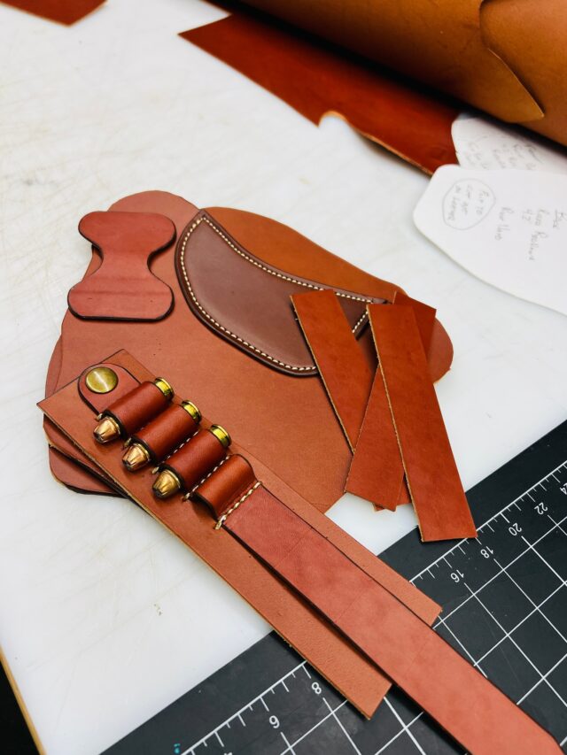 🥳🥳Having some fun today😁. #handmade #holster #chest